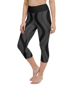 Ultra Signal Women’s High Rise Yoga Capri Leggings Black