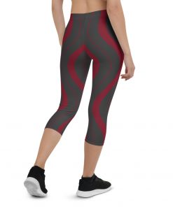Ultra Signal Women’s Capri Leggings Burgundy