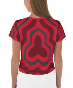 Balanced Women’s Crop Tee Red