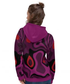 Millennium Zero Unisex Hoodie Dark Pink
