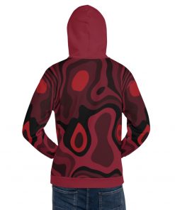 Millennium Zero Unisex Hoodie Burgundy