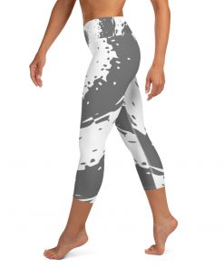 Kundalini Women’s High Rise Yoga Capri Leggings White