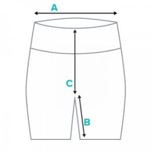 Prinlet Studio - Women Yoga Shorts Size Guide