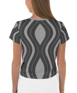 Ultra Signal Women’s Crop Tee Gray