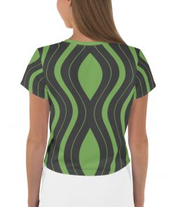 Ultra Signal Women’s Crop Tee Green