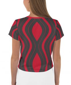 Ultra Signal Women’s Crop Tee Red