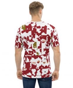 Fractured Camo Men’s Crew Neck T-Shirt White