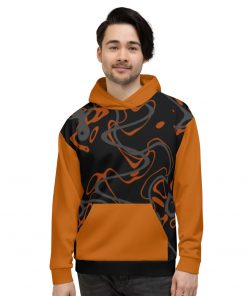 Ocean Waves Unisex Hoodie Orange Limited Edition