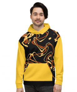 Ocean Waves Unisex Hoodie Yellow Limited Edition
