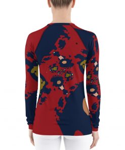 Sands and Sun Women’s Long Sleeve Rash Guard Navy