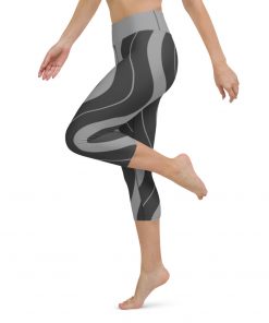 Ultra Signal Women’s High Rise Yoga Capri Leggings Gray