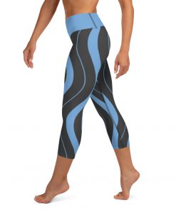 Ultra Signal Women’s High Rise Yoga Capri Leggings Blue