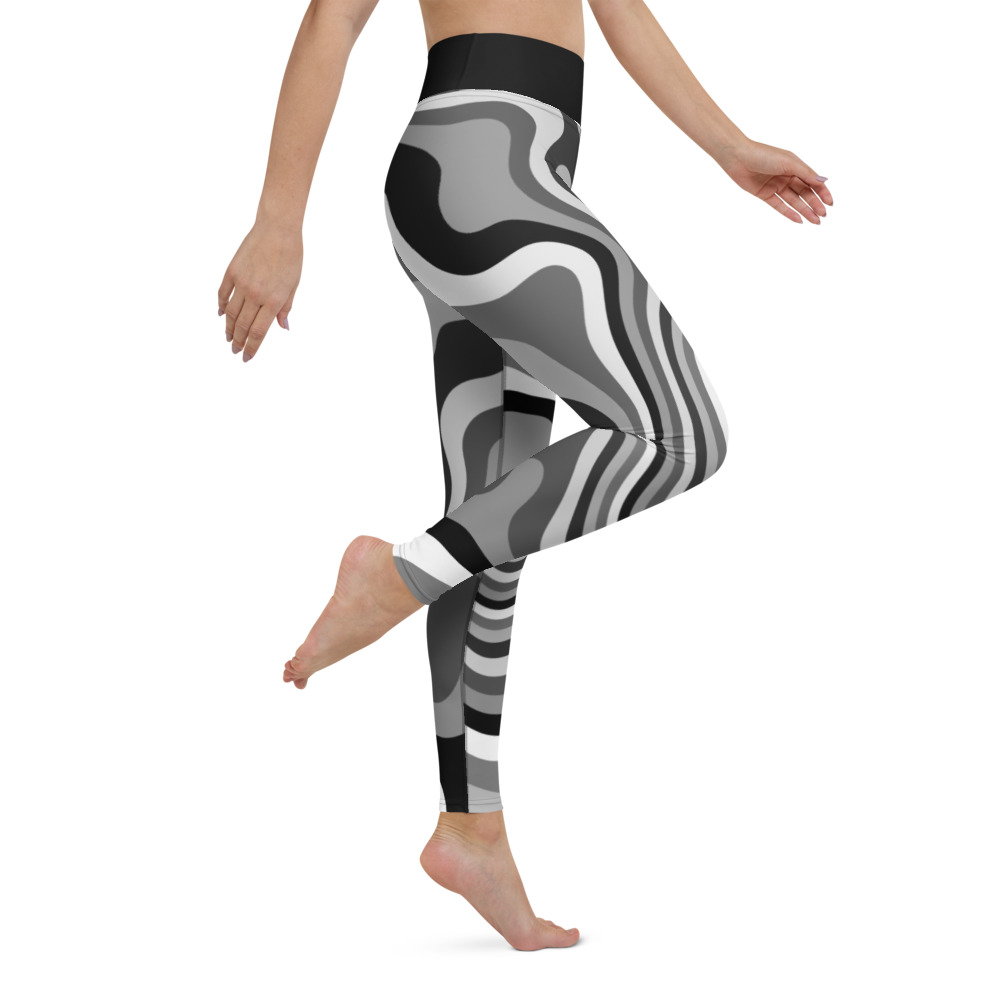 Millennium Zero Women’s High Waisted Yoga Leggings White