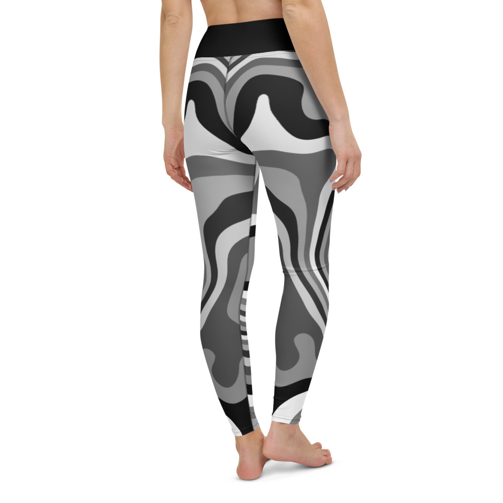 Millennium Zero Women’s High Waisted Yoga Leggings White
