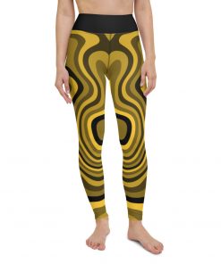 Millennium Zero Women’s High Waisted Yoga Leggings Yellow