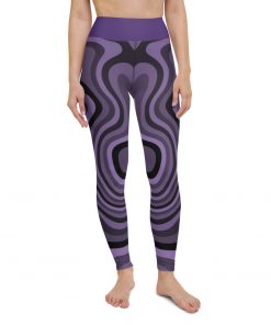 Millennium Zero Women’s High Waisted Yoga Leggings Purple
