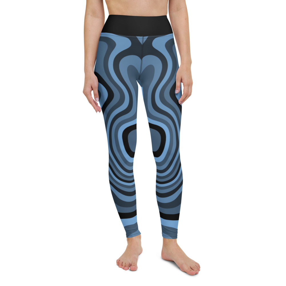 Millennium Zero Women’s High Waisted Yoga Leggings Blue