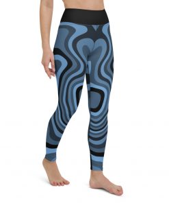 Millennium Zero Women’s High Waisted Yoga Leggings Blue