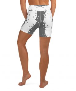 Kundalini High Waisted Women’s Yoga Shorts White