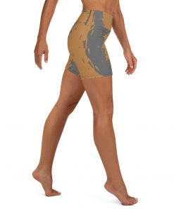 Kundalini High Waisted Women’s Yoga Shorts Brown