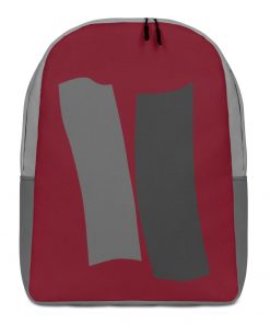 Infinity Slim Backpack Gray Effects on Red