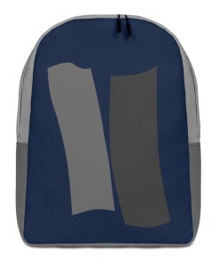 Infinity Slim Backpack Gray Effects on Navy