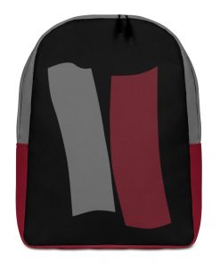 Infinity Slim Backpack Red Effect on Black