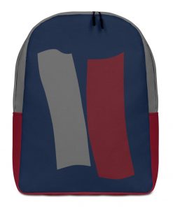 Infinity Slim Backpack Red Effect on Navy