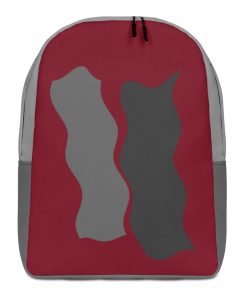 Infinity Plus Slim Backpack Gray Effects on Red