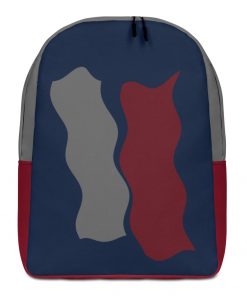 Infinity Plus Slim Backpack Red Effect on Navy