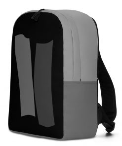 Infinity Slim Backpack Gray Effects on Black
