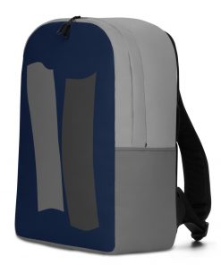 Infinity Slim Backpack Gray Effects on Navy