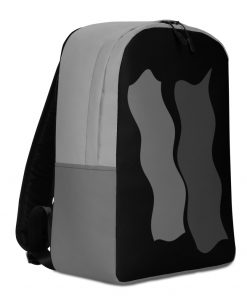 Infinity Plus Slim Backpack Gray Effects on Black