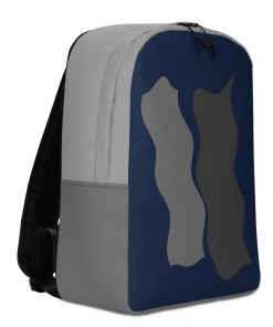 Infinity Plus Slim Backpack Gray Effects on Navy