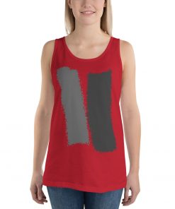 Infinity Splash Unisex Classic Tank Top Red Effect on Red