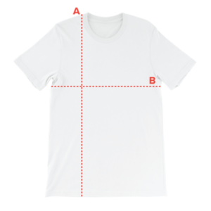 Prinlet Studio - Bella Canvas 3001 Unisex Premium T-Shirt Size Guide