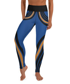 Primavera Women’s High Waisted Yoga Leggings Blue